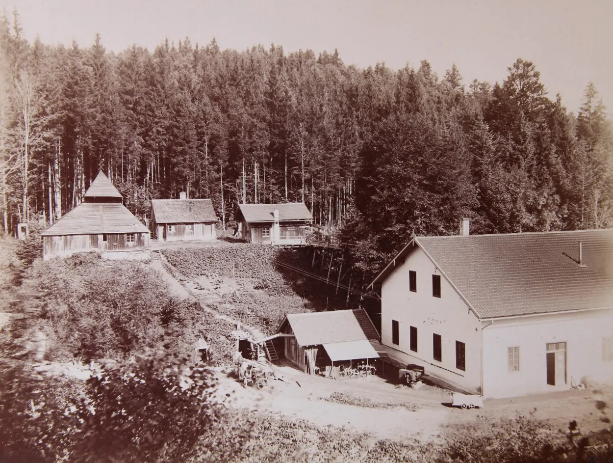 Das Bergbaudorf Au bei Aibling und sein Abbau auf Pechkohle