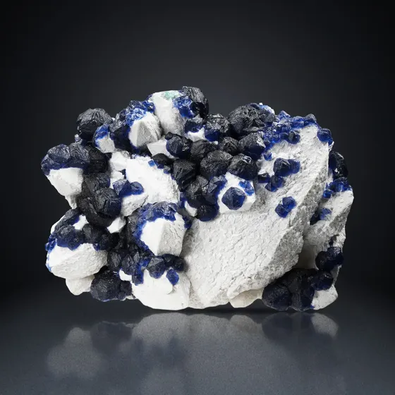 Fluorite on Quartz